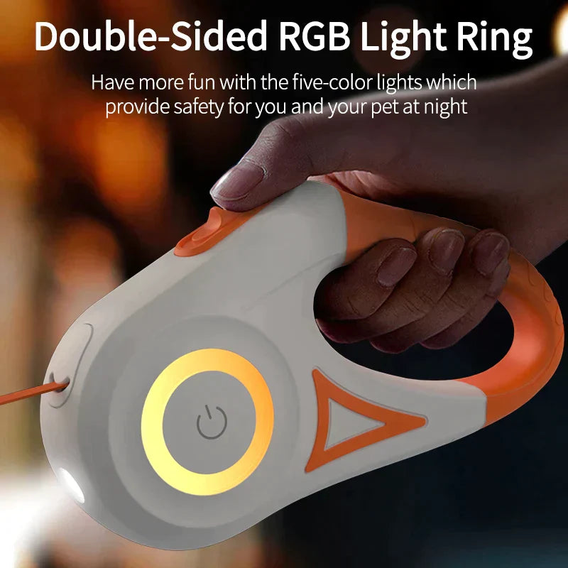 Retractable LED Dog Leash