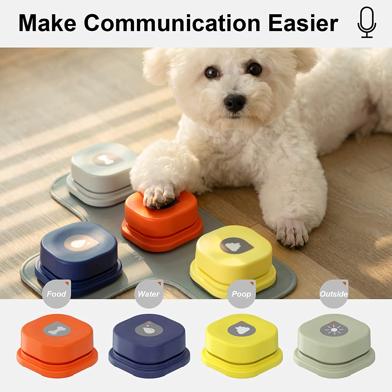 Interactive Pet Vocal Buttons for Training